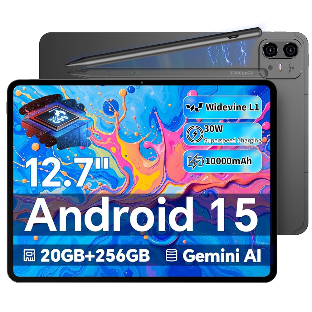 TECLAST ArtPad Pro Android15タブレット12.7インチ Teclast ArtPad Pro 12.7インチ 2.2K UHDディスプレイ 20GB RAM